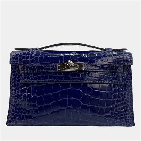 hermes pochete|hermes kelly pochette crocodile.